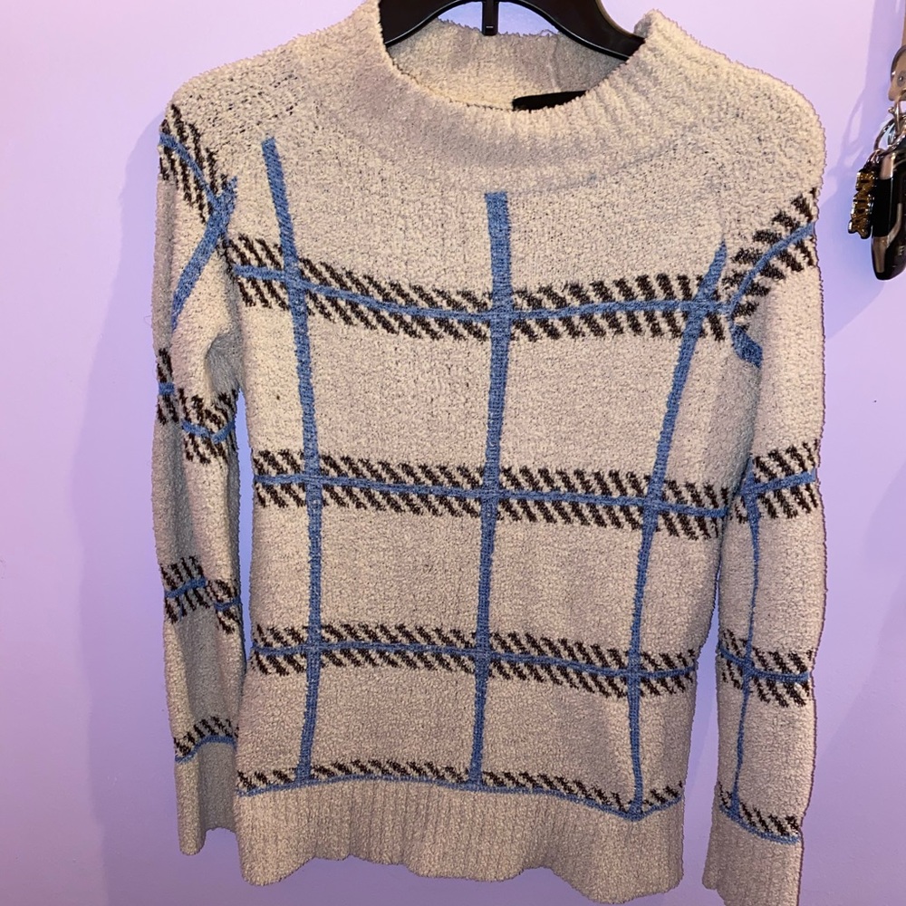 Plaid sweater
